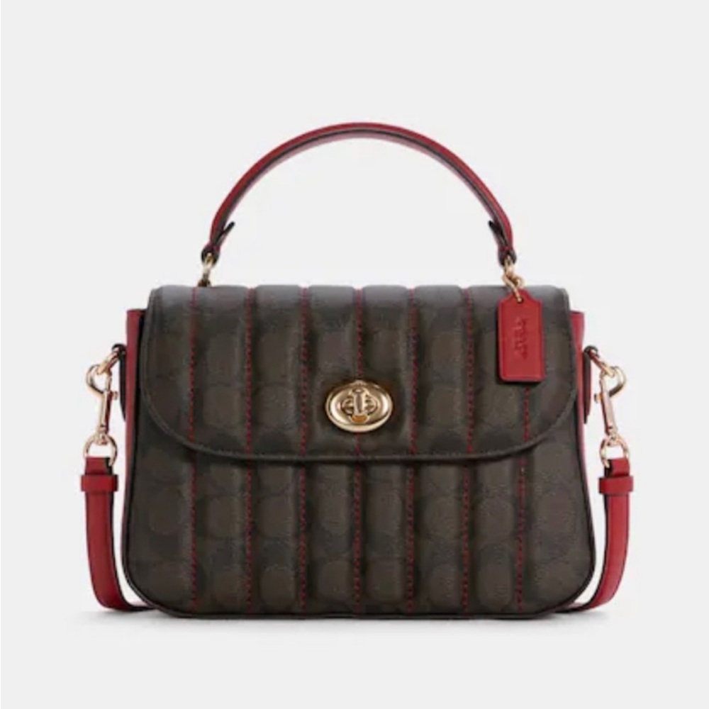 Host Pick 9/16!!!🎉🎊 Coach Top Handle Quilted Marlie Purse